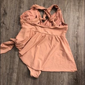 Forever 21 Swim - Forever 21 Plus Size Draped 1 Piece Swimsuit 3X Forever 21 Swim - Forever 21 Plus Size Draped 1 Piece Swimsuit 3X